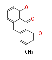 Chrysophanol Anthrone.Mol.png