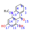 1,3-Dihydroxy-N-Methylacridone.Moln.png