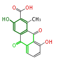 3,8-Dihydroxy-1-Methylanthraquinone-2-Carboxylic Acid.Mol.png