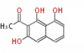 1,3,8-Trihydroxyaceto-Naphthalene.png
